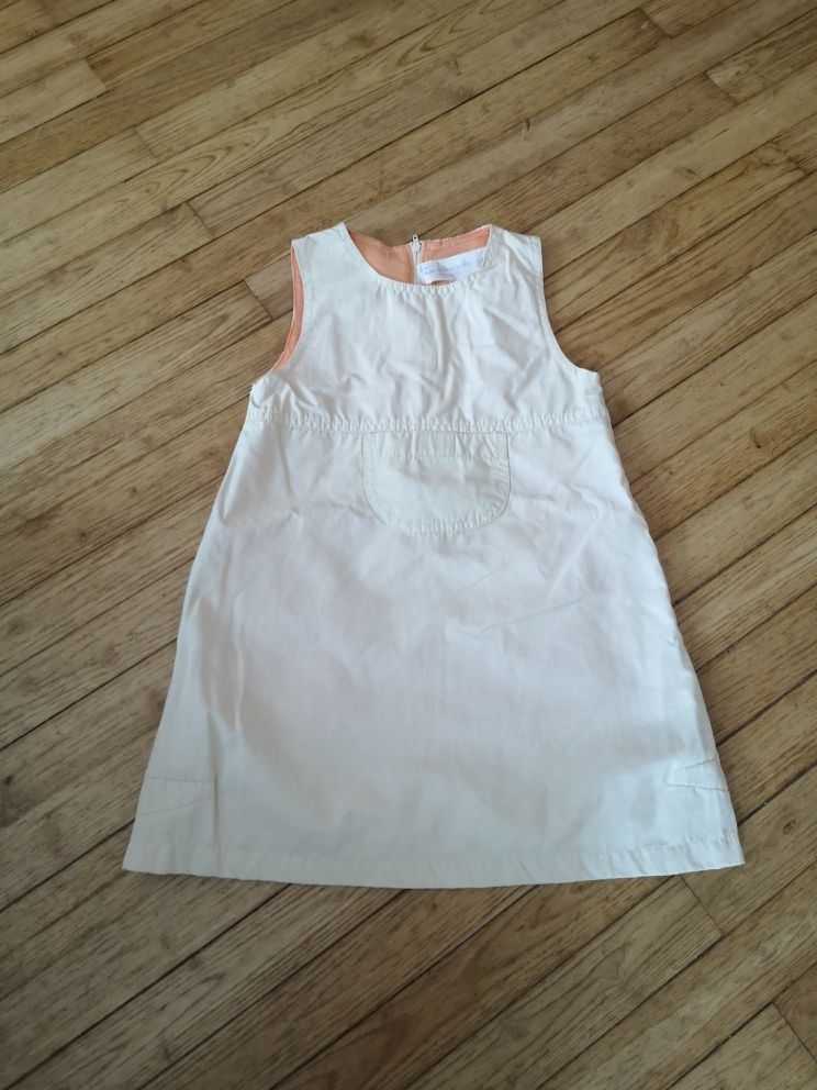 F 13 (25) - 6 ans - Robe couler sable  Tissaia  2 Paris 13 (75)