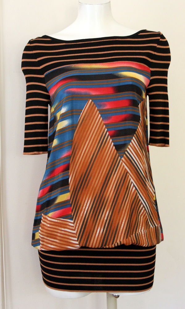 Top robe courte multicolore MISSONI T.38 FR ou 40 IT 100 Issy-les-Moulineaux (92)