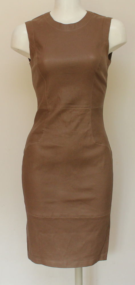 Robe cuir taupe VENT COUVERT T.36 Fr 160 Issy-les-Moulineaux (92)