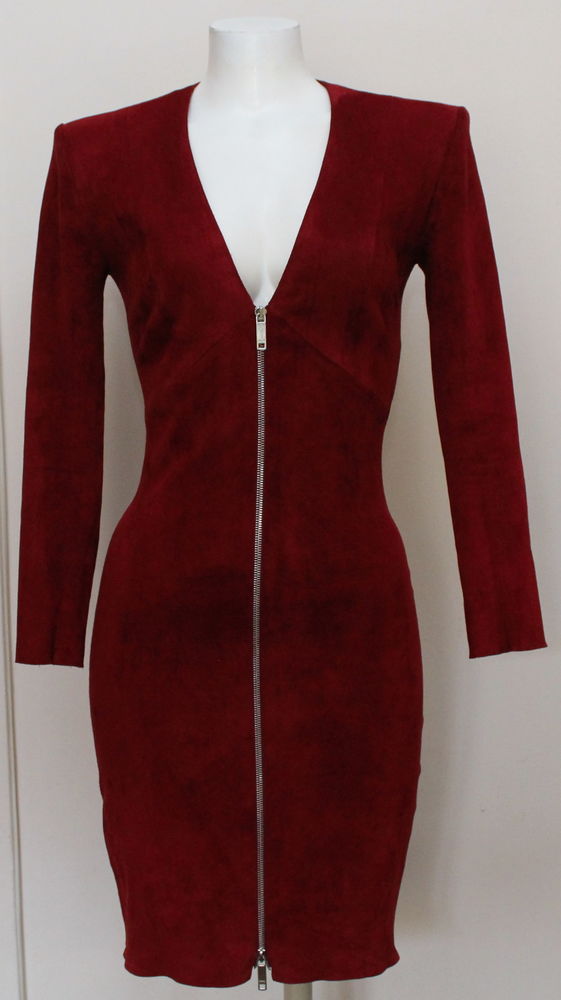 Robe daim stretch grenat JITROIS 900 Issy-les-Moulineaux (92)