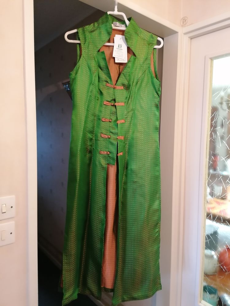 Robe longue chinoise en soie 20 Jury (57)