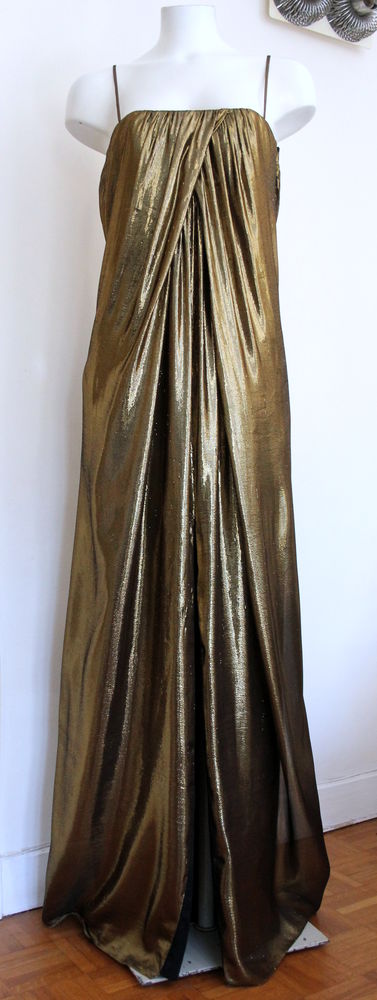 Robe longue lam� or PAULE KA T.38 Fr 450 Issy-les-Moulineaux (92)