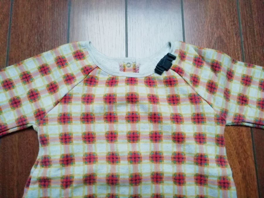 Robe 12 mois Petit Bateau - coton cr�me et corail - TBE 7 Gu�rande (44)