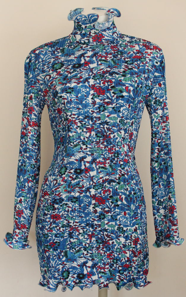 Robe pliss�e florale GIVENCHY T.40 FR 480 Issy-les-Moulineaux (92)