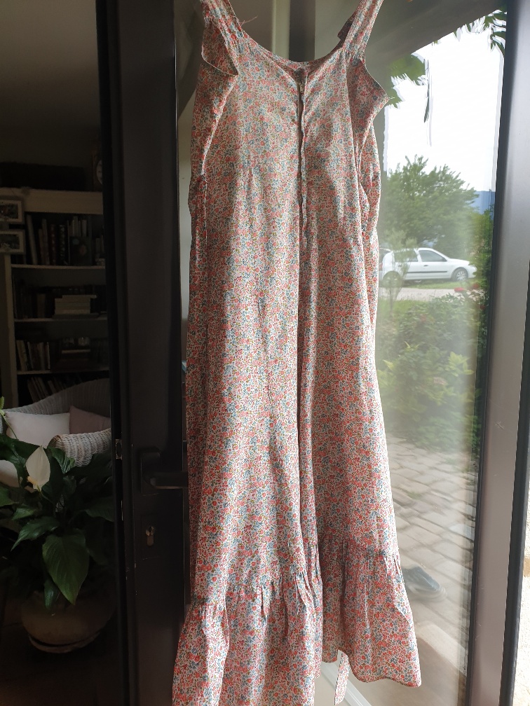 Robe rose, petites fleurs, � volants, bretelles, vintage 5 Mouxy (73)