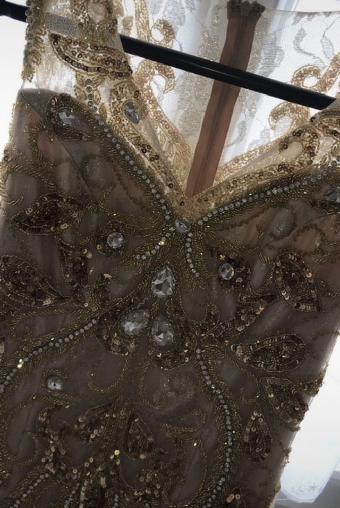 Robe de soir�e dor� strass 250 Ch�tenay-Malabry (92)