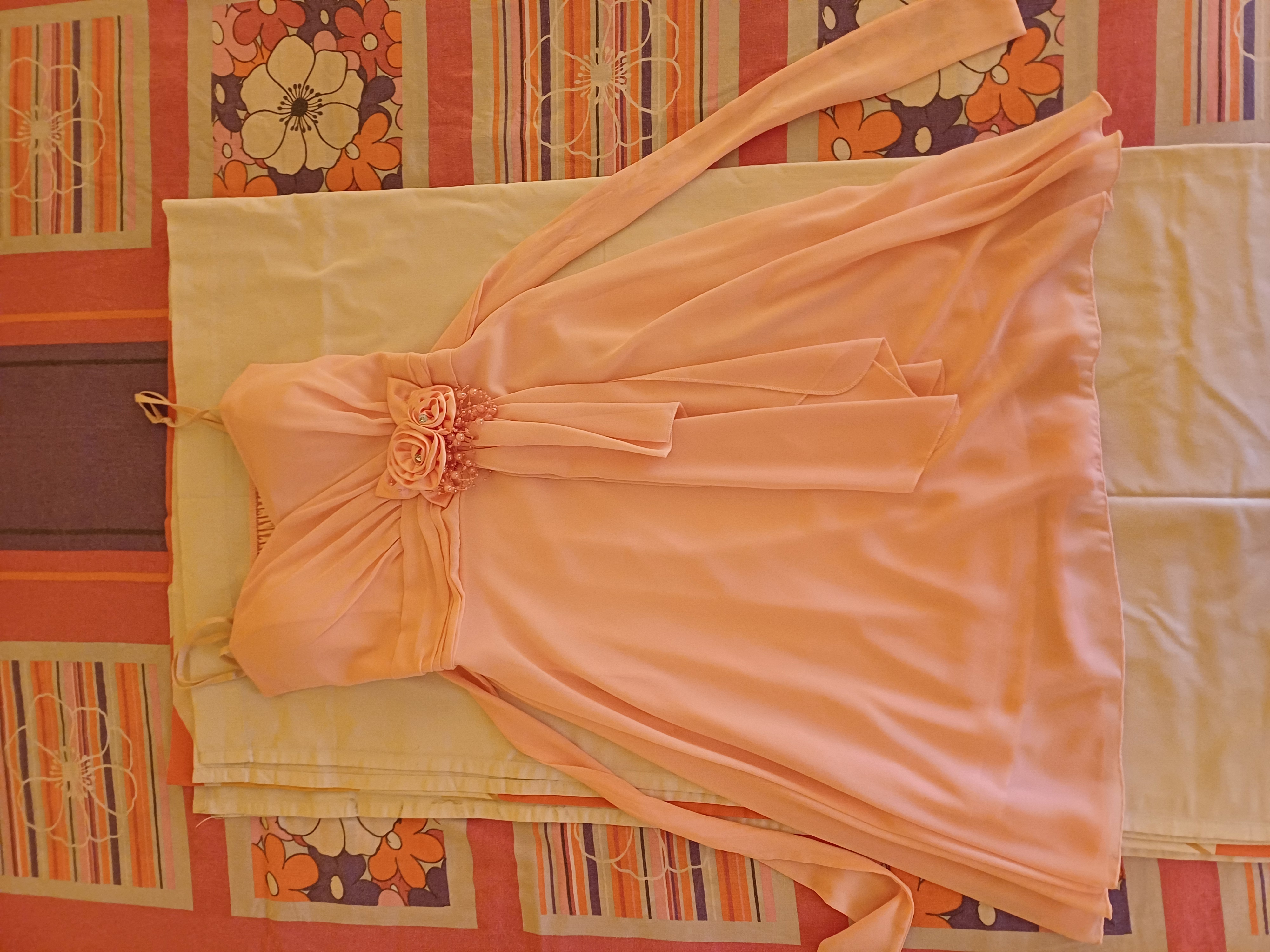 Robe soir�e saumon 35 Bois de N�fles Saint Paul (97)