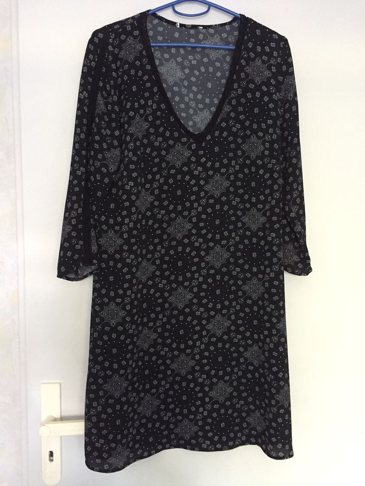 Robe tunique imprimé noir et blanc - T.36 10 Bourg-en-Bresse (01)