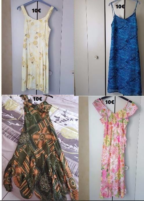  Robes d'�t� longues 10 Bourg-de-P�age (26)