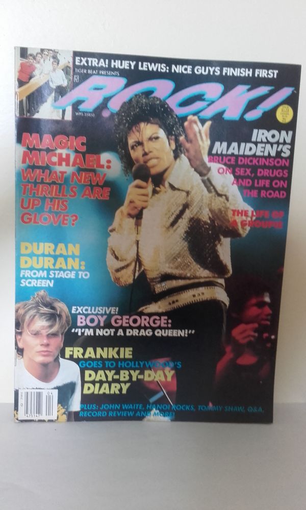 Rock N�6 - April 1985 (US Magazine) avec Michael Jackson Iro 35 Angers (49)