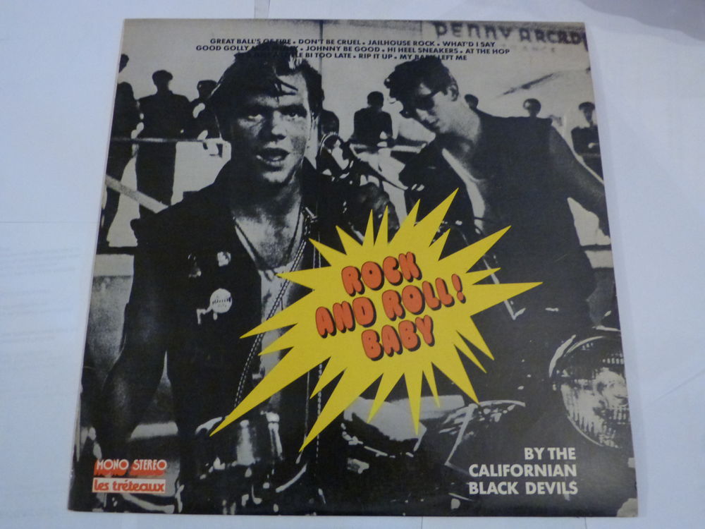 LP  -  ROCK AND ROLL BABY  by  THE CALIFORNIAN BLACK DEVILS 10 Brest (29)
