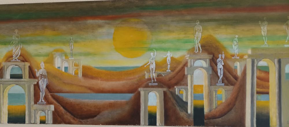 Roland Bourigeaud,  toile , du dernier des surr�alistes 2500 Lagord (17)