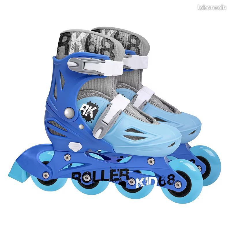 Roller Enfant Skids Control Bleu  Taille ajustable 30-33 20 Livet-et-Gavet (38)