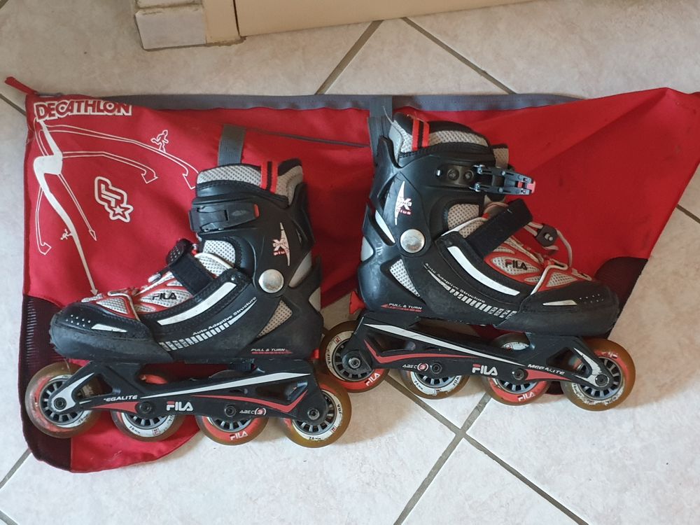 Roller Fila enfants r�glable 35-38 35 Bordeaux (33)