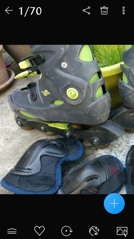 Rollers pointure 38 avec protections 10 Cachan (94)