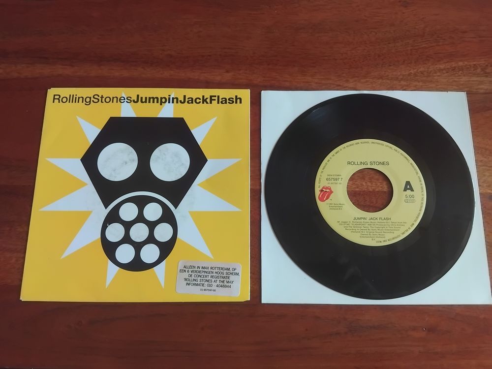 The Rolling Stones 45 tours Live pressage Hollandais 60 Toulon (83)