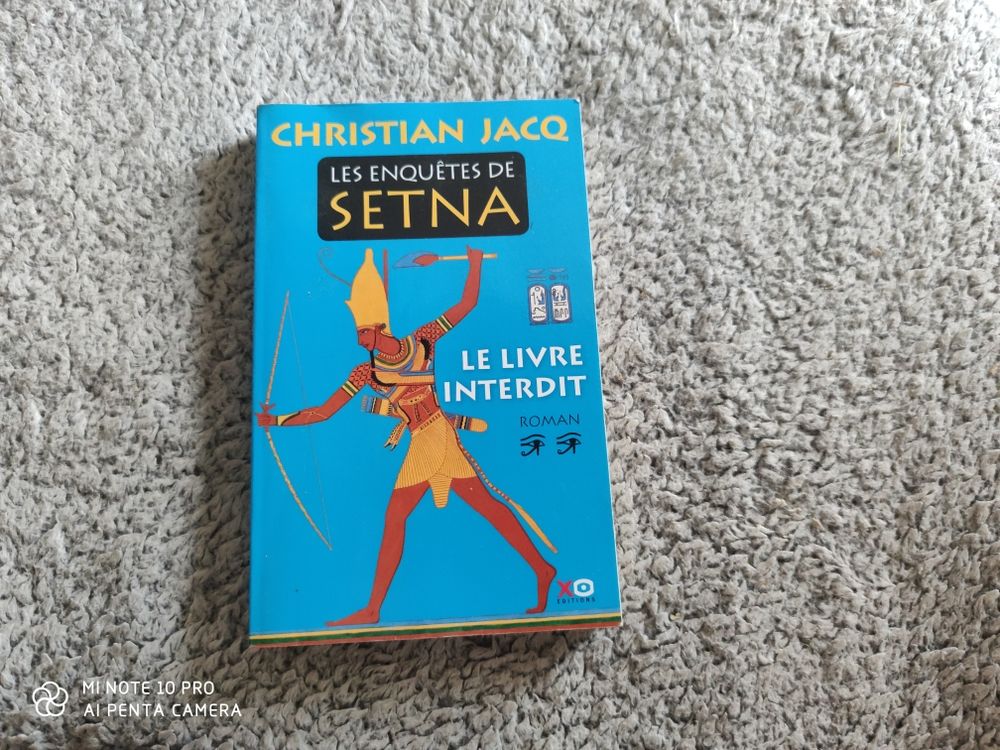 Roman de Christian Jacq - Les enqu�tes de Setna 15 Paris 12 (75)