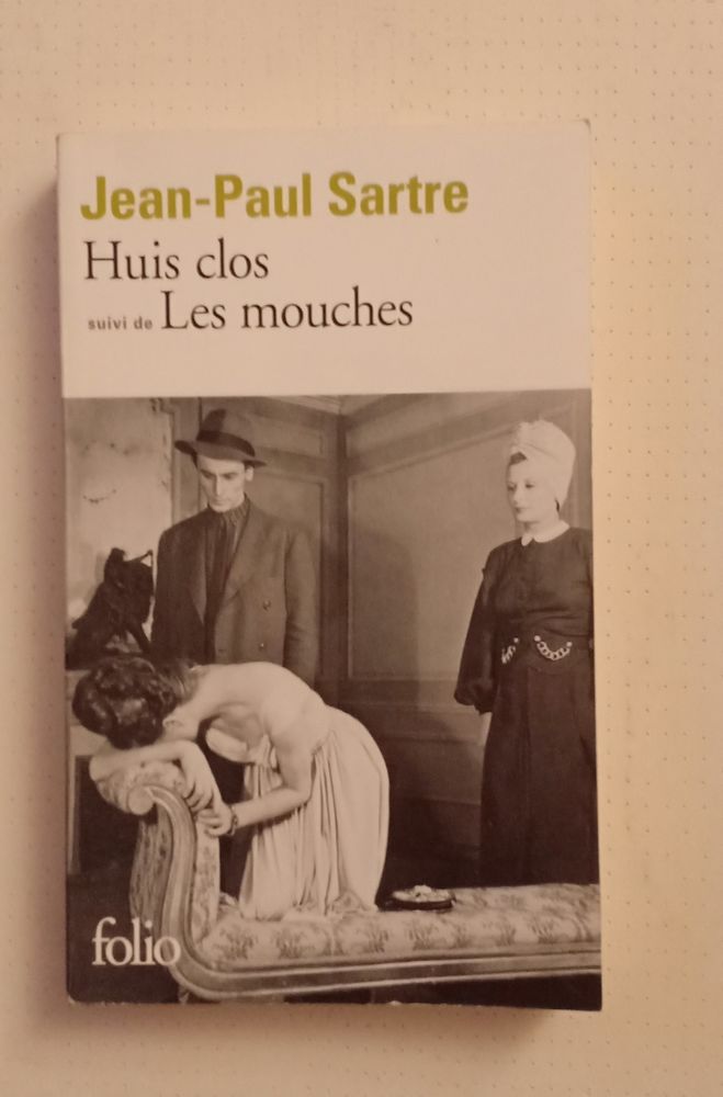 Roman Jean Paul Sarthe huit clos suivi les mouches 3 Courbevoie (92)