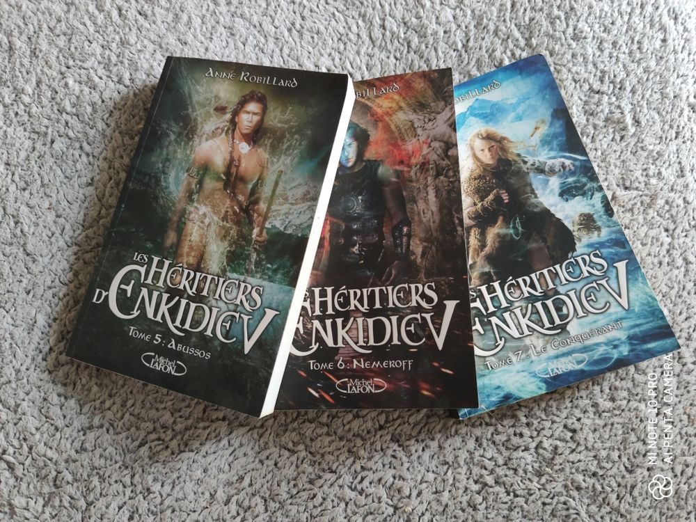 romans Anne Robillard  H�ritiers d'Enkidiev 20 Paris 12 (75)