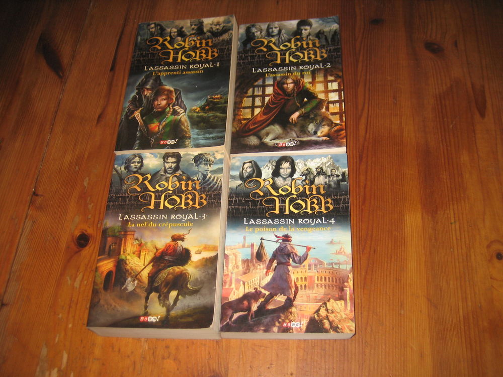lot 4 romans L'ASSASSIN ROYAL 1 a 4 �ditions BAAM! grand format 20 C�zy (89)