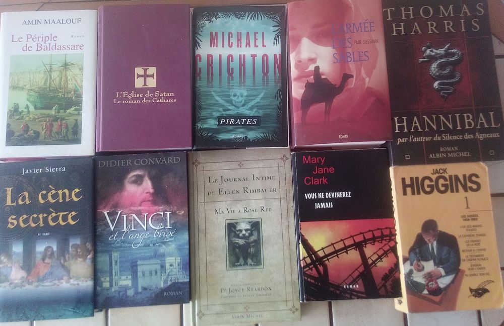 10 romans aventures histoire suspense 8 Montpellier (34)