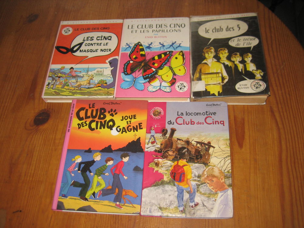 lot 5 romans LE CLUB DES CINQ bibliotheque rose 10 C�zy (89)