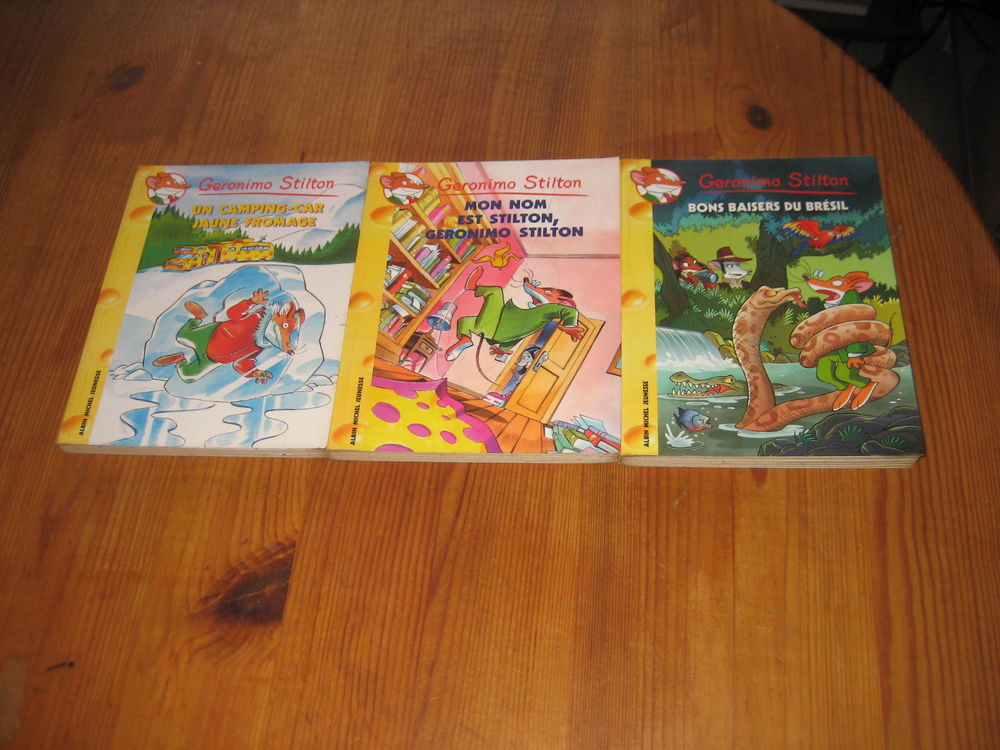 lot 3 romans GERONIMO STILTON 7+21+70 ALBIN MICHEL JEUNESSE 6 C�zy (89)