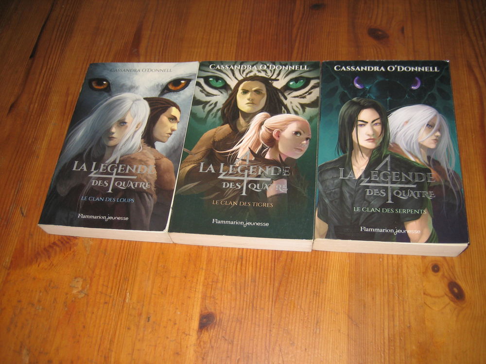 lot 3 romans LA LEGENDE DES QUATRE 1 A 3 grand format edition flammarion 15 C�zy (89)