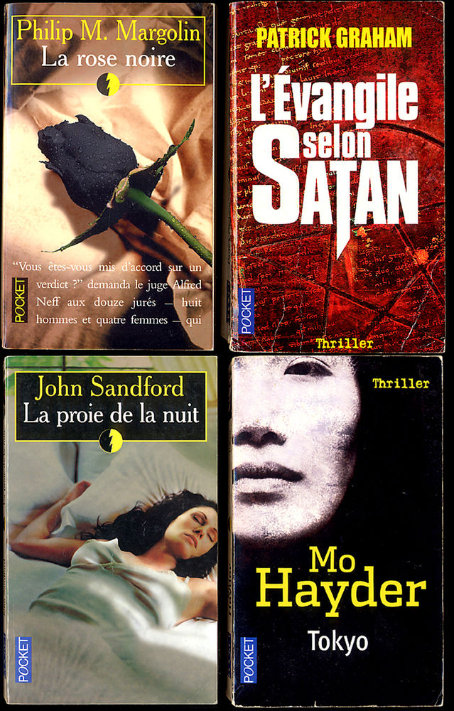 LOT de 4 romans (policier-thriller) �d P�cket 13 Antrain (35)