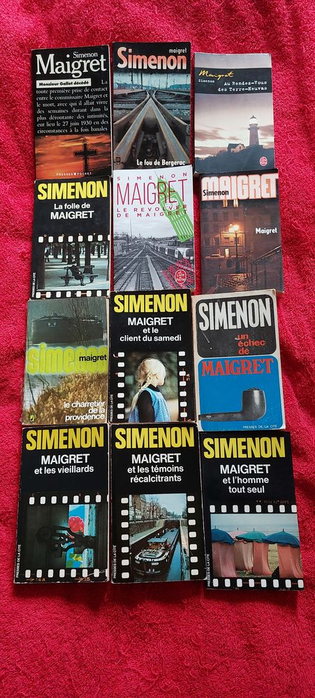 romans policiers Maigret de Simenon 25 Paris 12 (75)