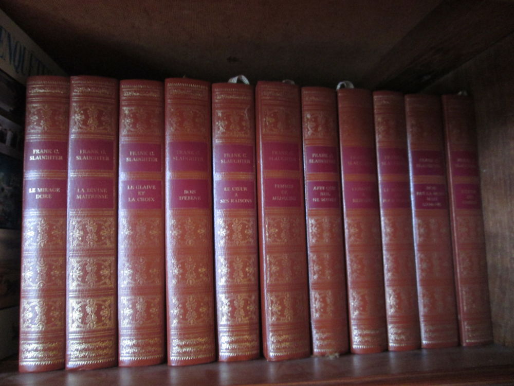 Lot 11 romans reli�s chefs d'oeuvre de Slaughter 10 Herblay (95)