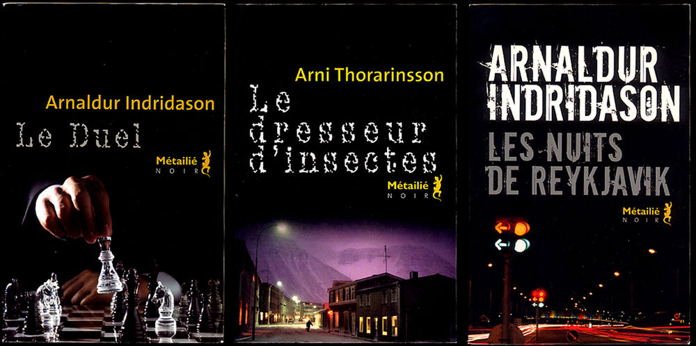 LOT de 3 romans thriller d'auteurs islandais 11 Antrain (35)
