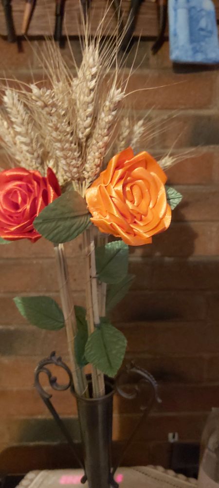 Roses en ruban satinée  pour le plaisir offrir  5 Barzy-en-Thiérache (02)