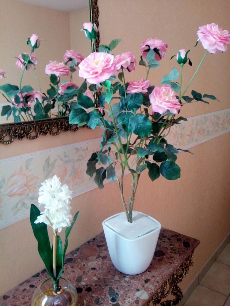 Rosier en tissu - Haut. 60 cm environ 12 Genas (69)