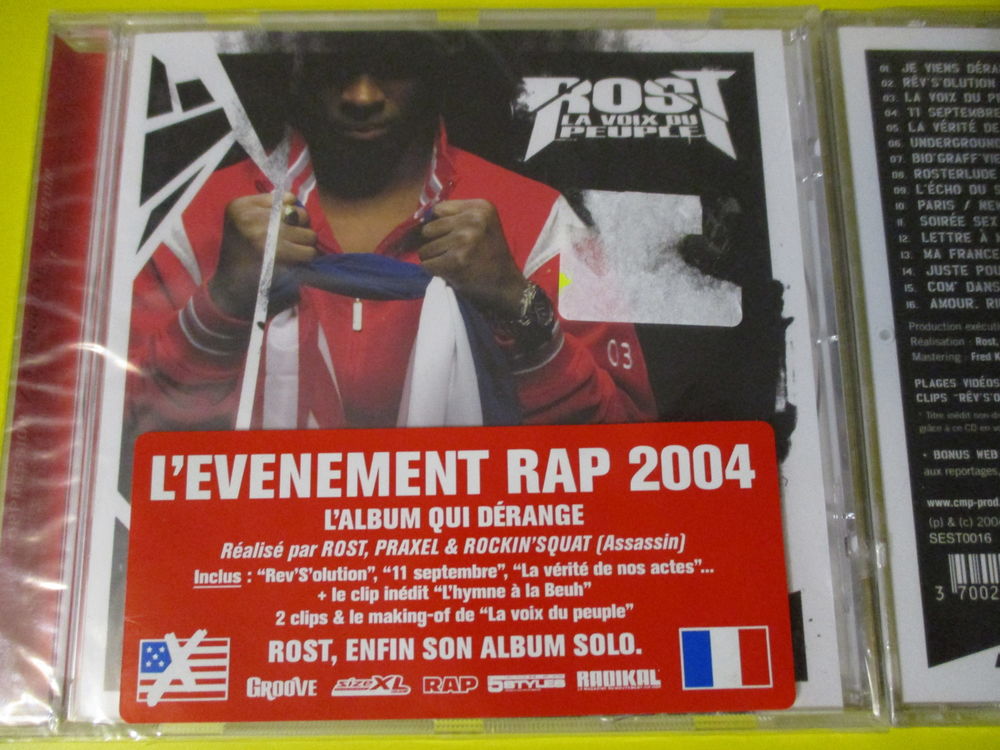 ROST CMP CD RAP ROCKIN SQUAT VOIX DU PEUPLE 14 Lognes (77)