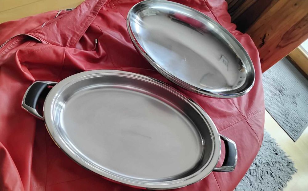 Rôtissoire, Toster, Cocotte Ovale En Fonte D'aluminio Avec Couvercle