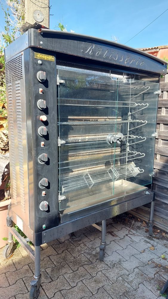 R�tissoire professionnelle d'occasion 5 broches 0 Junas (30)