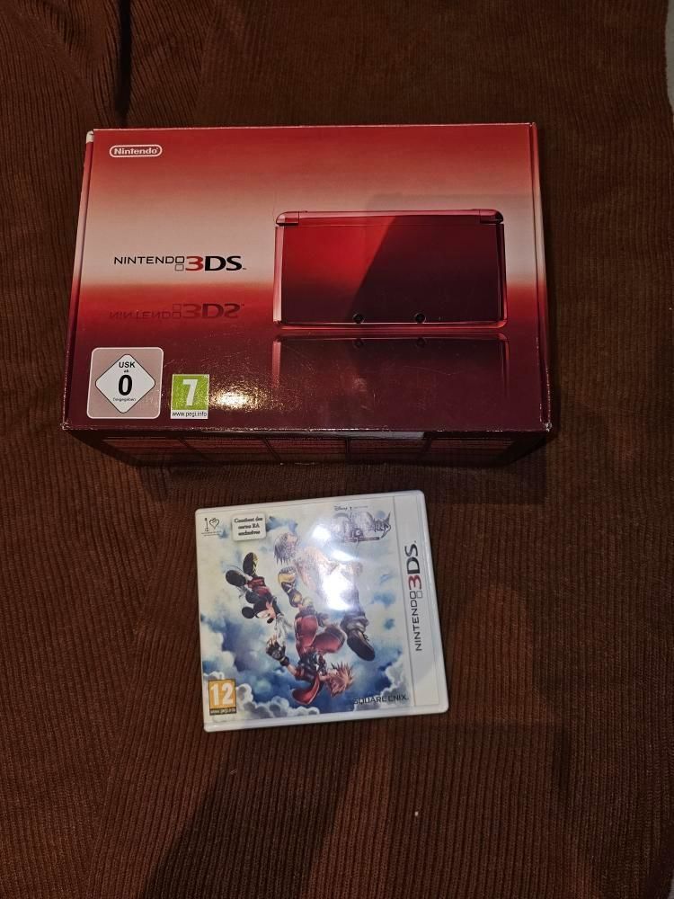 3ds rouge m�tallique + jeu Kingdom Hearts 100 Mazamet (81)