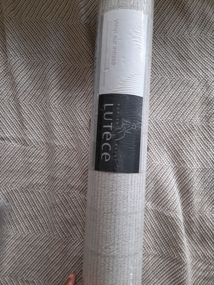 1 rouleaux de papier peint fond beige � rayures
5 Presles (95)