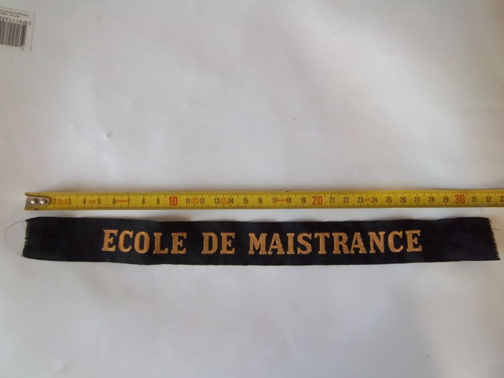 ruban �cole de Maistrance - insigne bachi marine 6 Valognes (50)