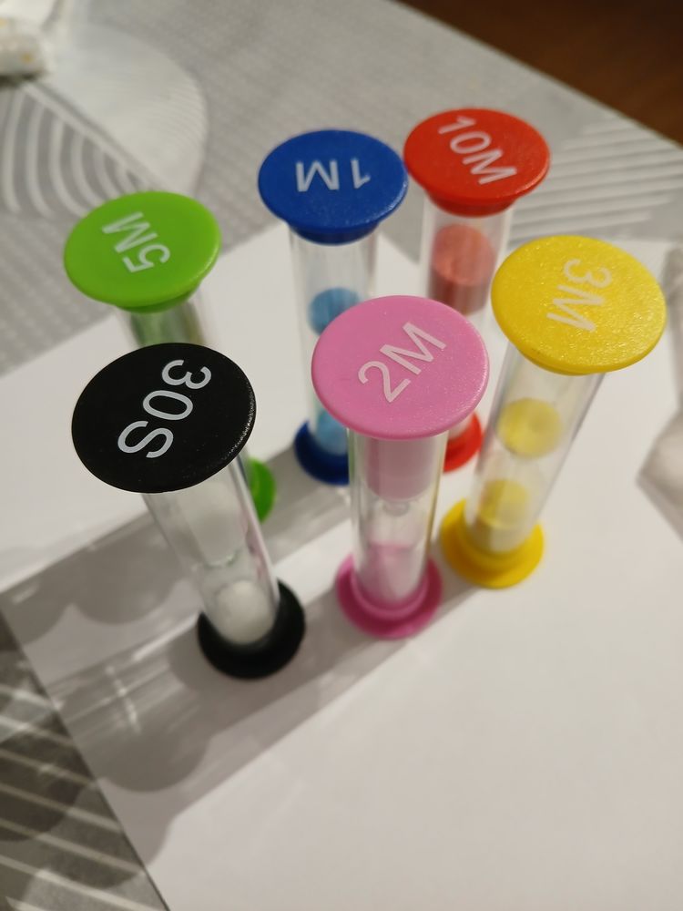 Lot 6 sabliers gestion de temps neufs 6 La Rochelle (17)