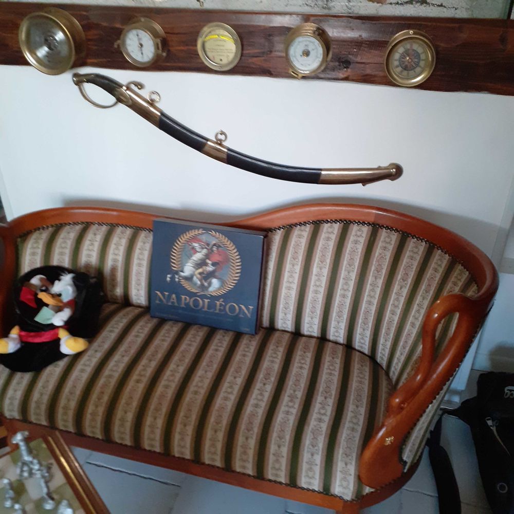 sabre d�coration chasseur �  cheval lame bleue et Marin de la garde grav� 300 Valenciennes (59)