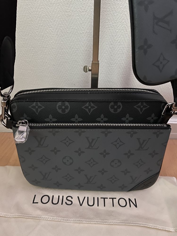 Louis Vuitton LV trio messenger new Grey ref.252909 - Joli Closet