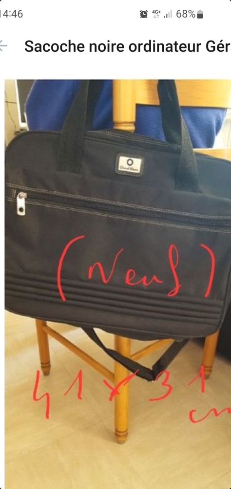 sacoche noire ordinateur cartable G�rard Henon ( neuf) 20 Bron (69)