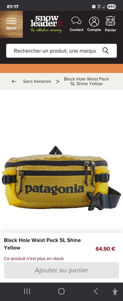 sacoche patagonia �tanche et volumineuse 20 Romagnat (63)