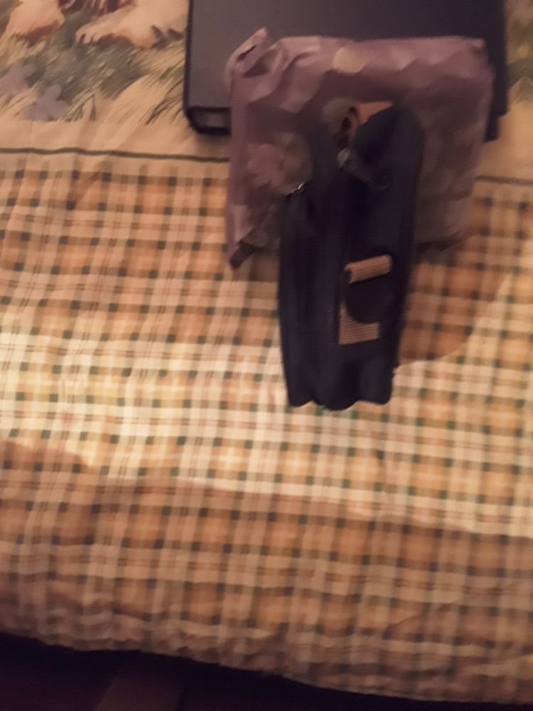 sacoches en bandouliere avec bretelles -en toile noire .: 0 Belin-B�liet (33)