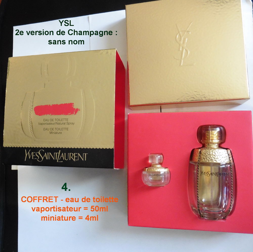 La saga YSL  Champagne -8 flacons-bo�tes-coffrets
1 Perceneige (89)