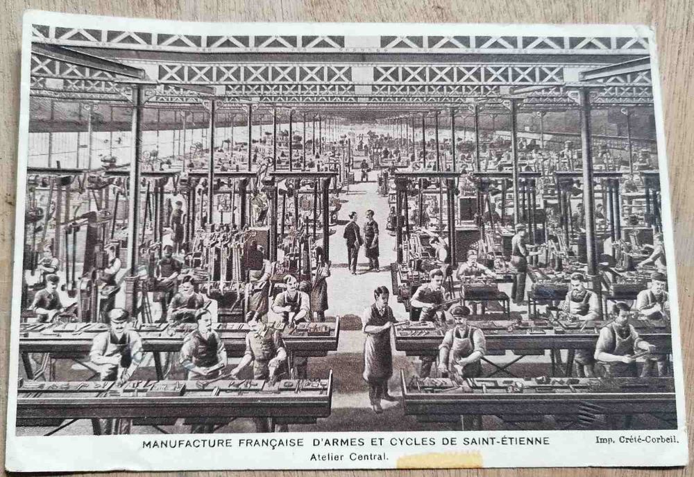 CPA Saint-Etienne, Manufacture Francaise d�Armes et Cycles: 6 Auxerre (89)