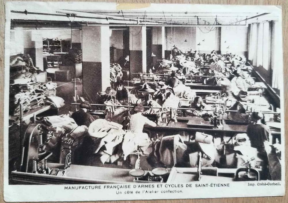 CPA Saint-Etienne, Manufacture Francaise d�Armes et Cycles 6 Auxerre (89)