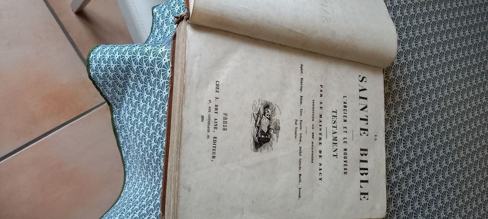 La Sainte Bible par Le Maistre de Sacy 1851 100 P�rigny (17)